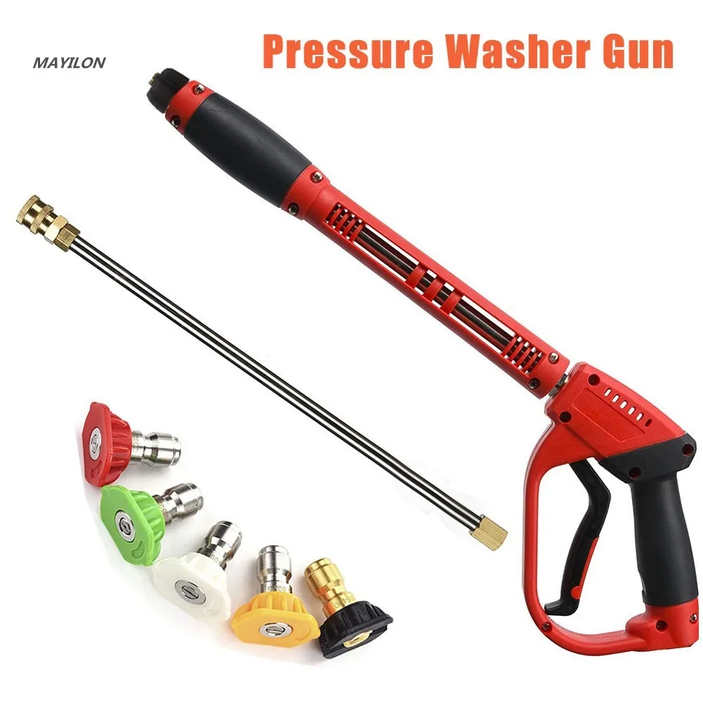 

High Pressure Water Gun Metal Water Gun High Pressure Power Car Washer Spray Car Washing Tools Garden Water Jet Pressure Washer