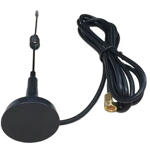 

1PC 433Mhz Radio Antenna 3dbi Magnetic Base Aerial With 1.5 Extension Cable SMA Male Connector