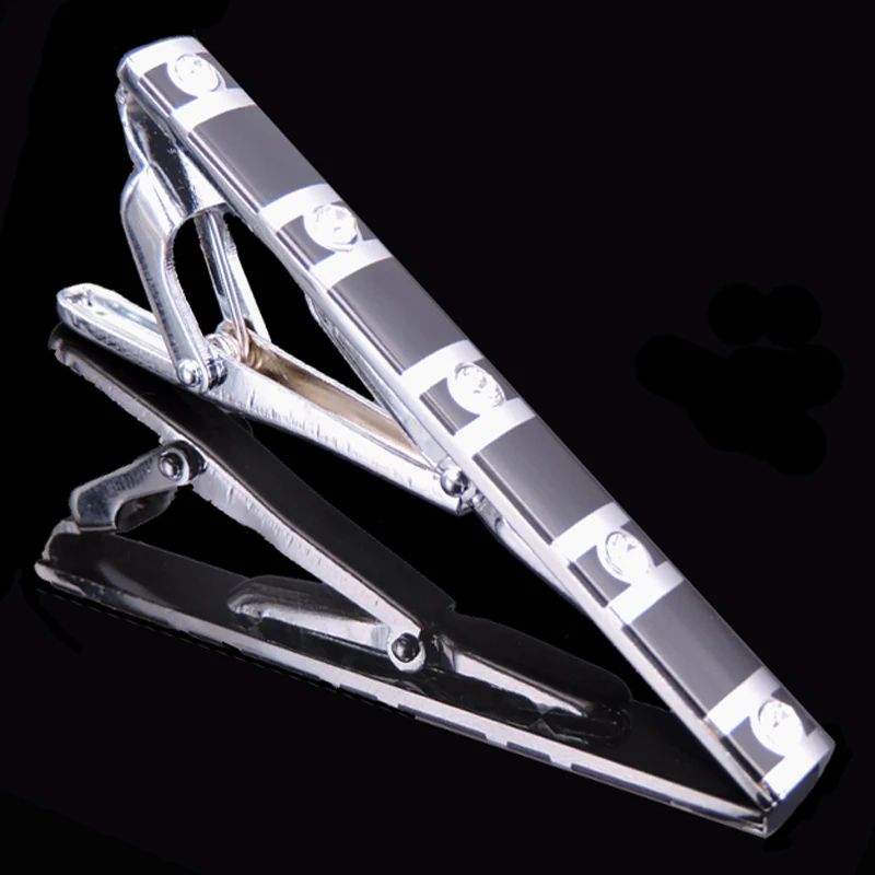 New high Fashion brand quality  Shell Crystal tie clip luxury business formal wear wedding men\'s tie clip wholesale / retail