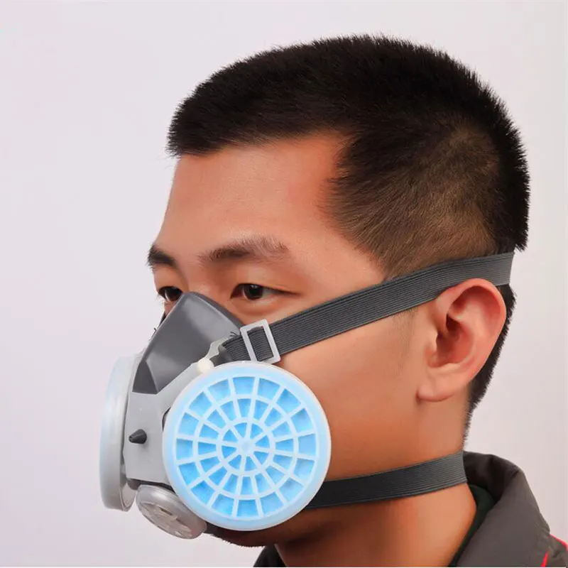 

Gas Mask Dust Masks Suit Mouth Mask Protection Mask PM2.5 Industrial Painting Spraying Respirator Safety For Work PM013