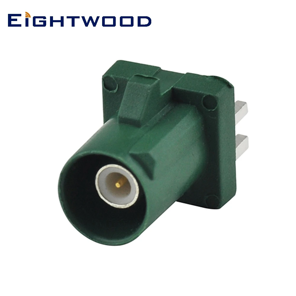 

Eightwood Fakra Plug Male RF Coaxial Connector PCB Mount End Launch Car Adapter Green/6002 TV1