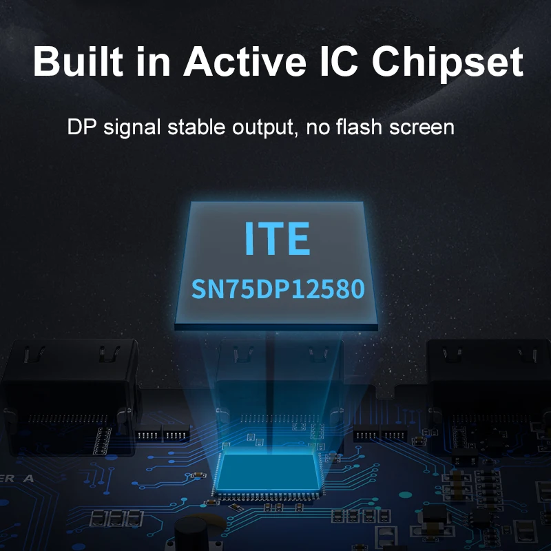 كابل USB C إلى ديسبلايبورت محول 4K 60Hz USB 3.1 نوع C إلى DP محول لأجهزة الكمبيوتر المحمول ماك بوك اير ديل DP محول C331