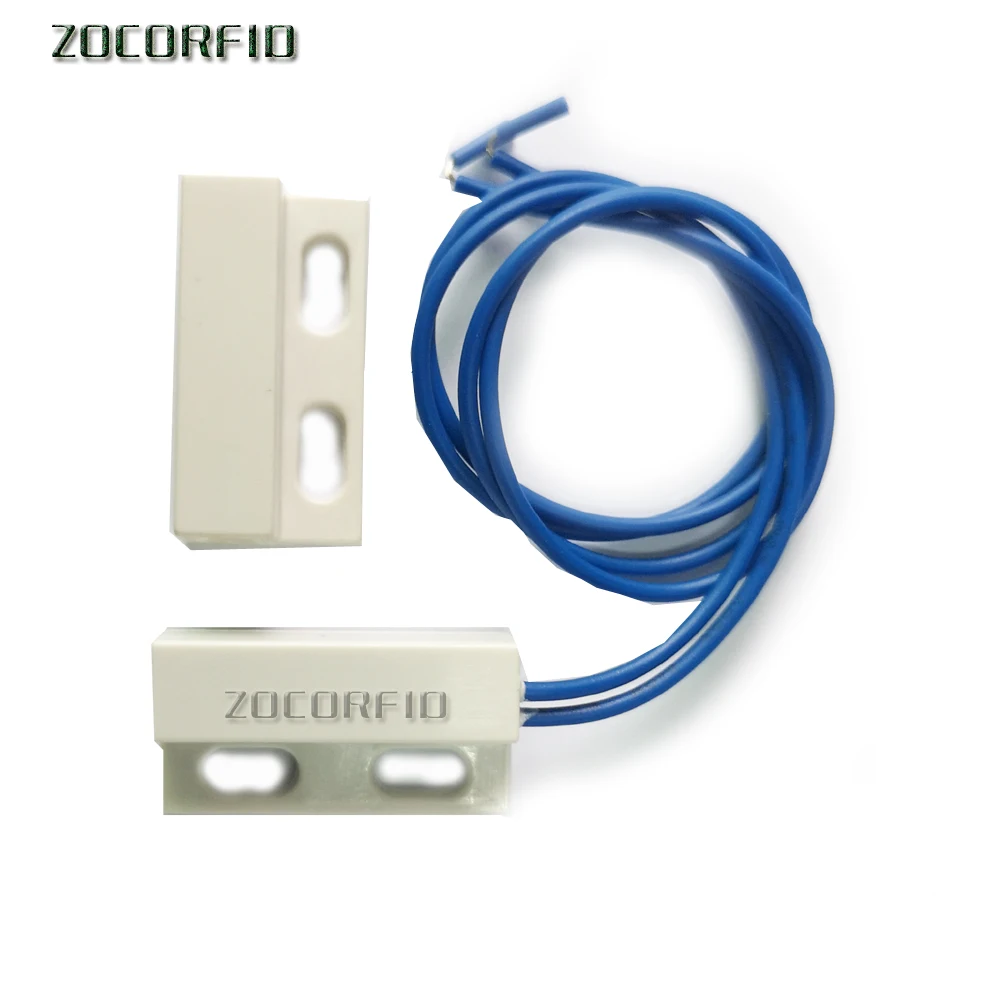 AC110-220V 2A NO ou NC tipo Reed Switch sensor Módulo Sensor Magnético Para Porta Janela Contatos alarme/luz