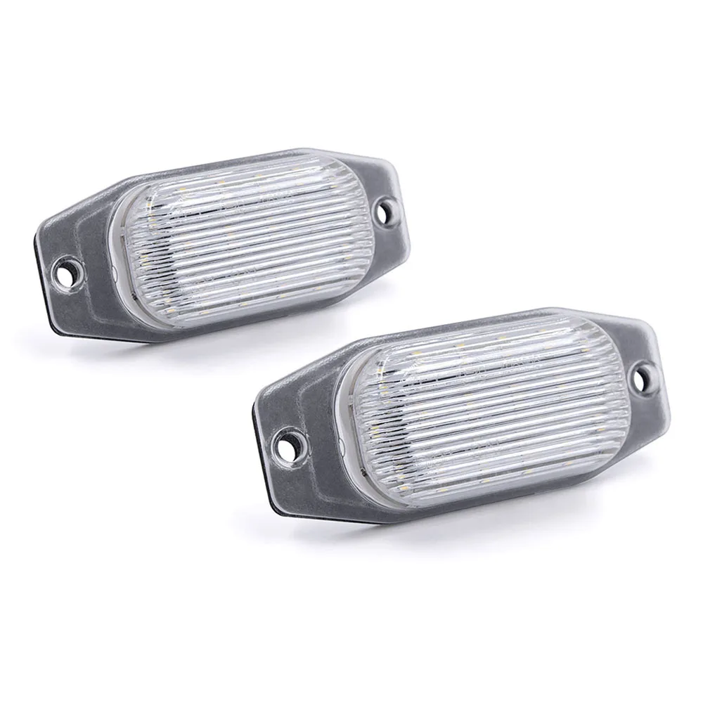 2Pcs LED License Plate Light Number Plate Lamp For Toyota Land Cruiser (FJ80) FJ Cruiser(XJ10,GSJ15) Celica For Lexus LX450