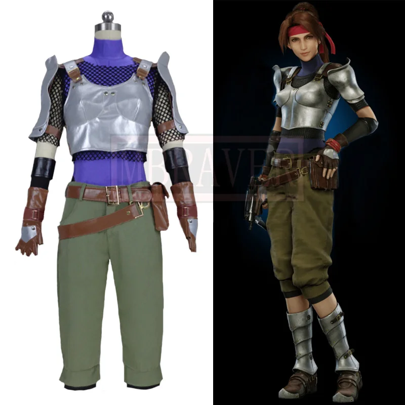 

Final Fantasy VII Remake Jessie Cos Cosplay Costume Party Christmas Halloween Custom Made Any Size