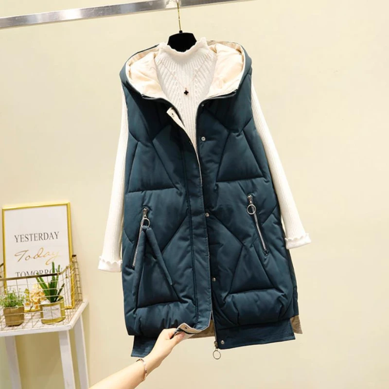 Cheap wholesale 2019 new autumn winter  Hot selling women\'s fashion casual female nice warm Vest Outerwear MP624