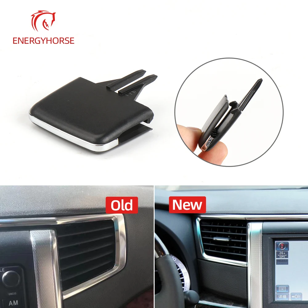 

Car Front Air Conditioning Grille AC Vent Outlet Tab Air Conditioning Leaf Adjust Clip Repair Kit for Toyota Alplard