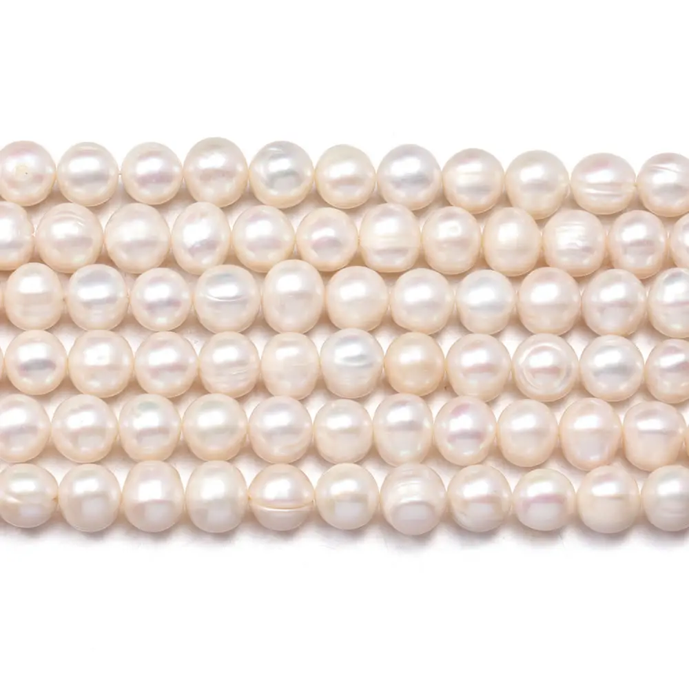 Natural Freshwater Pearl Beading High Quality Punch Loose Beads For Making DIY Bracelet Neckalce Accessories Jewelry Findings