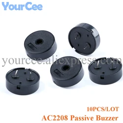 10pcs/5pcs AC2208 Passive Piezoelectric Buzzer AC 3-24V 22*8mm Mini Piezo Buzzers Speaker Frequency 4KHZ Diy Electronic