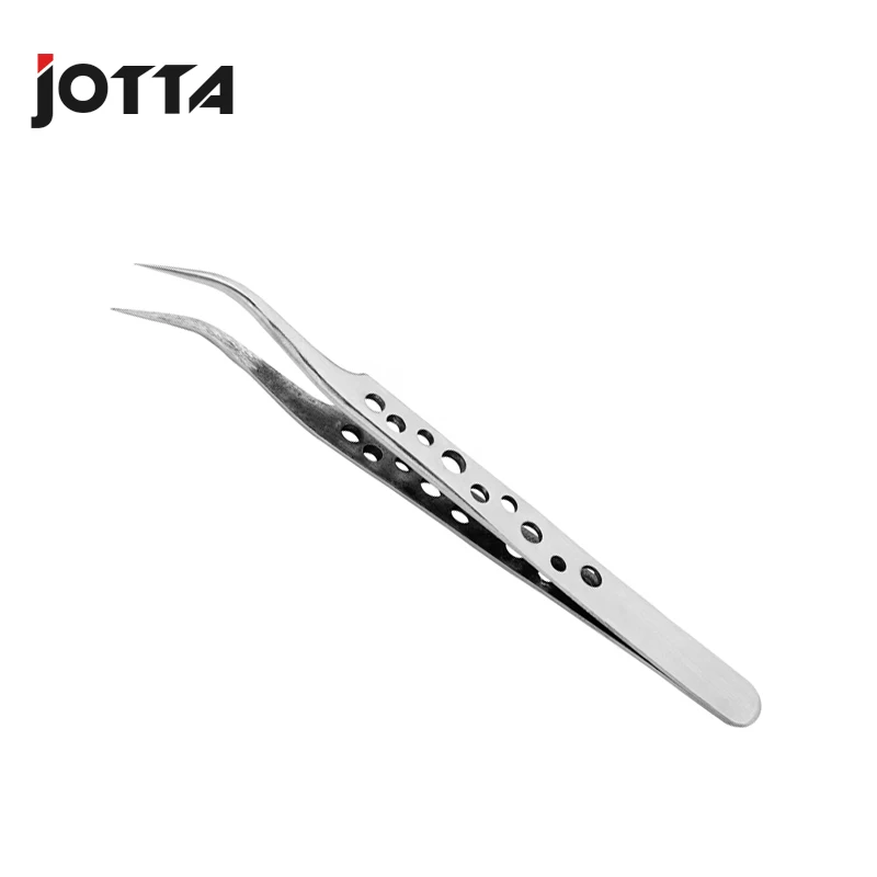 Electronics Industrial Tweezers Anti-static Curved Straight Tip Precision Stainless Forceps Phone Repair Hand Tools Sets