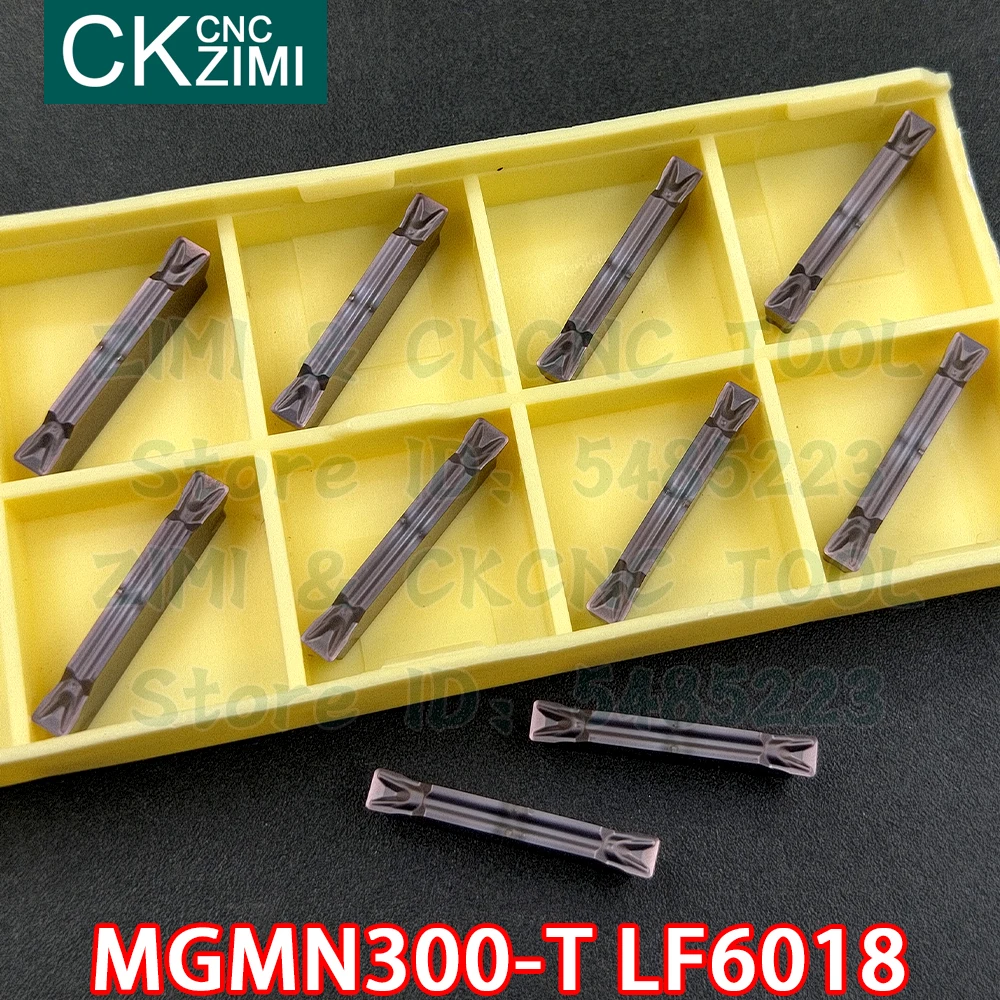 MGMN300-T LF6018 MGMN 300 T LF6018 3 مللي متر كربيد إدراج قطع الحز إدراج أدوات مخرطة معدنية باستخدام الحاسب الآلي أدوات لالفولاذ المقاوم للصدأ