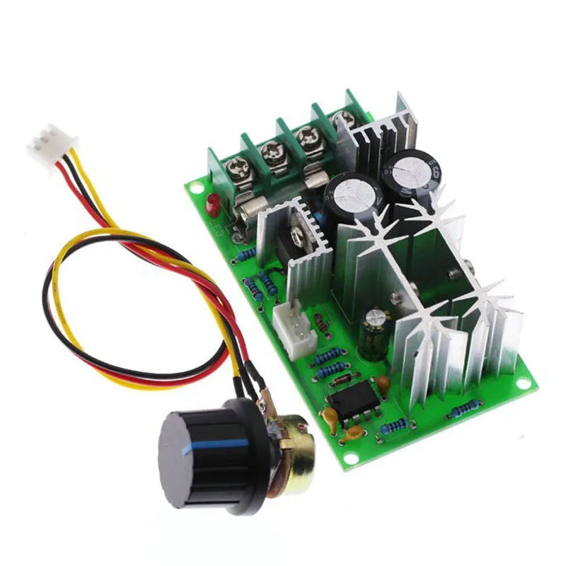 12V PWM DC Motor Speed Controller Switch 20A Current Voltage Regulator 10-60V 60A 12V 24V 36V 48V PWM High Power Drive Module