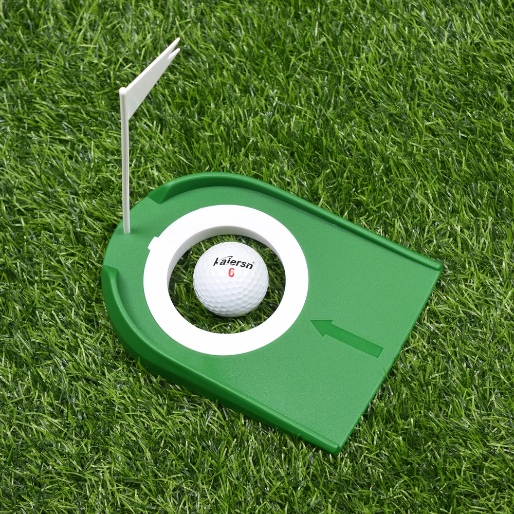 Golf Putting Regulation Cup Hole Flag Indoor Home Yard Outdoor Practice Training Trainer Aids Golf accessories supplies