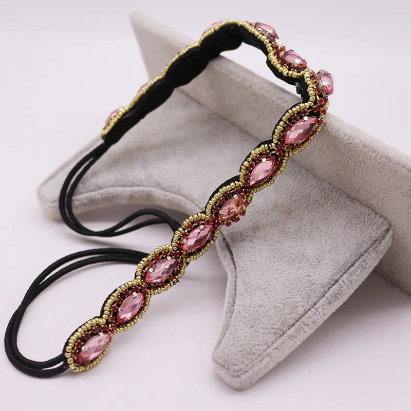 Ethnic Seed Beads Handmade Headband Customized Beaded Hairband For Women & Girls Hair Accessories