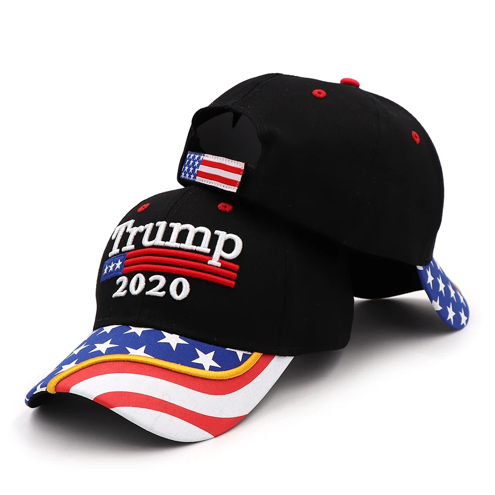 

[SMOLDER]New Arrival Real Donald Trump 2020 Hat Keep America Great Snap back Embroidery USA Flag Re-Election Baseball Cap