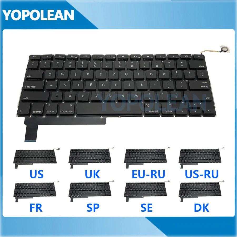 New A1286 Replacement Keyboard For Macbook Pro 15