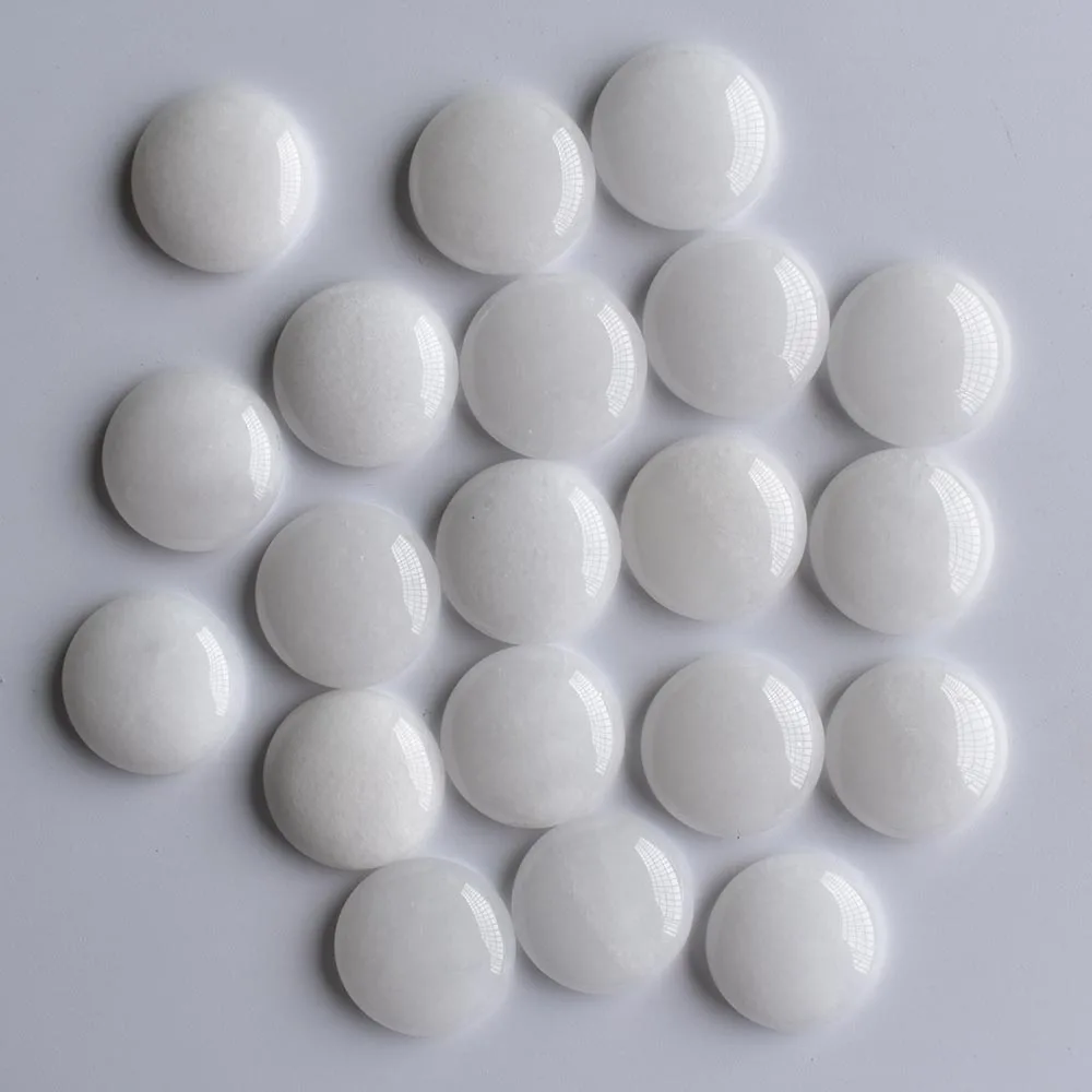Großhandel 24 Stück/Los Bestseller Hochwertige Opal-Malachit-Tigerauge Naturstein Gemischte Runde Cabochons 20mm Kostenloser Versand – Detail 15