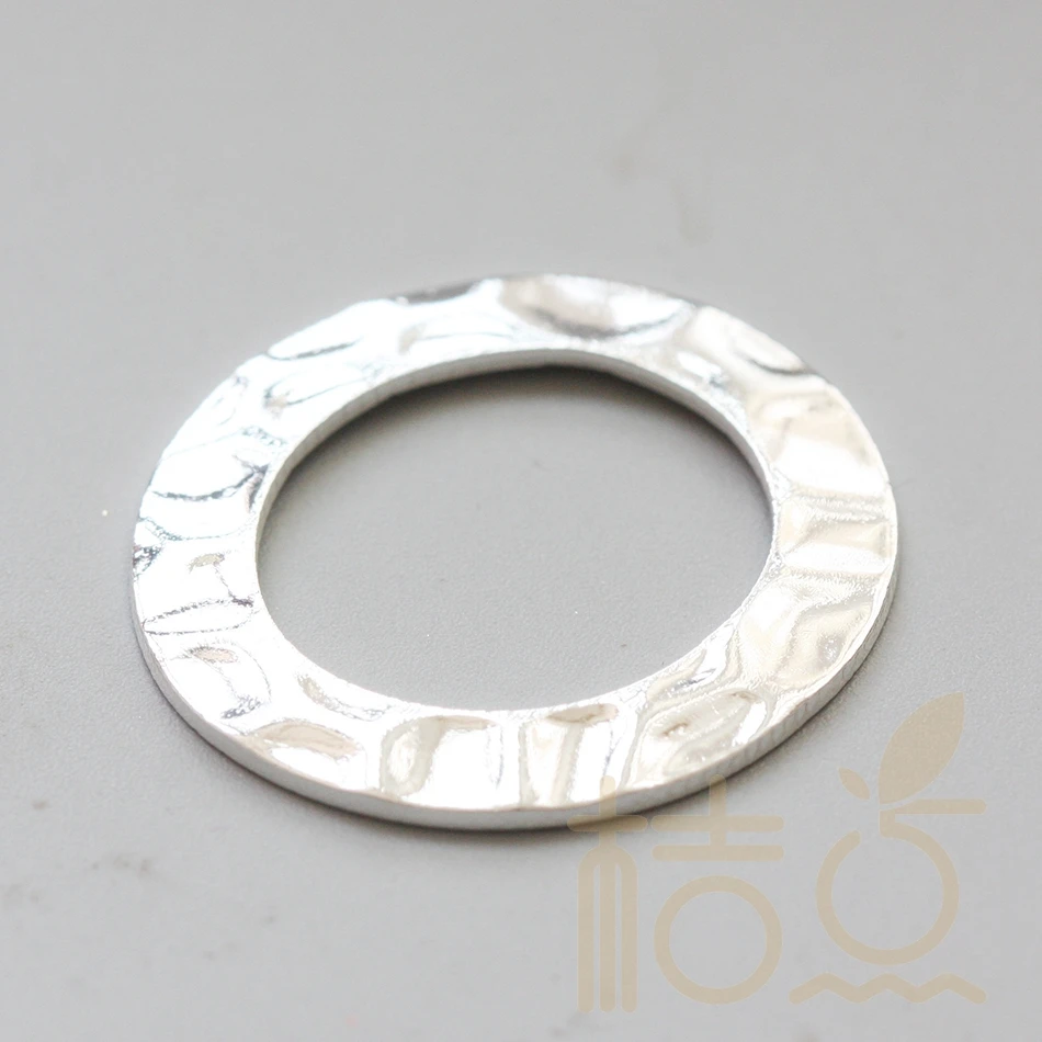 Solid Brass Textured Ring - Loop 27mm (3896C-V-271)