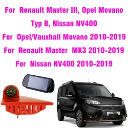 Farol de parada de câmera de freio, para opel movano b + nissan nv400 + renault master iii 2014-2019