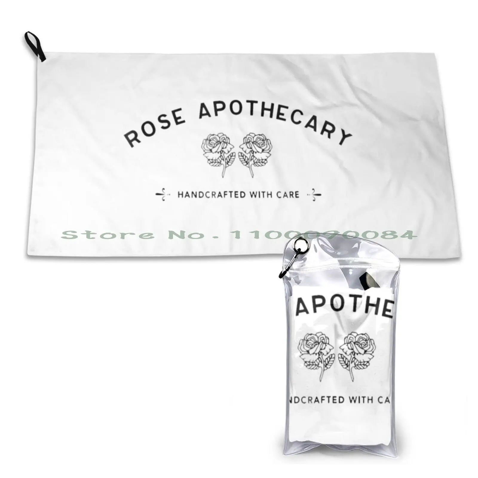 Best Seller-Rose Apothecary Logo Quick Dry Towel Gym Sports Bath Portable Rose Apothecary Logo Stuff Rose Apothecary Logo Wood