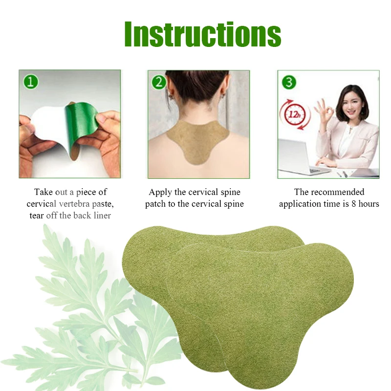 6PCS Cervical Vertebra Pain Relief Patch Chinese Medical Plaster Joint Body Wormwood Arthritis Pain Removal Killer