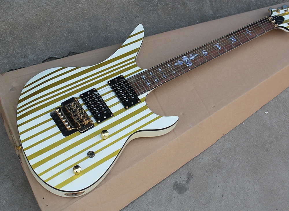 

Stripe Model Electric Guitar with Tremolo,24 Frets,Rosewood Fretboard,Two Styles Available