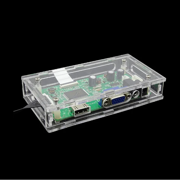 LED/LCD display controller board transparent plastic protective case For our TV/M.NT68676/EDP/2AV controller driver motherboard