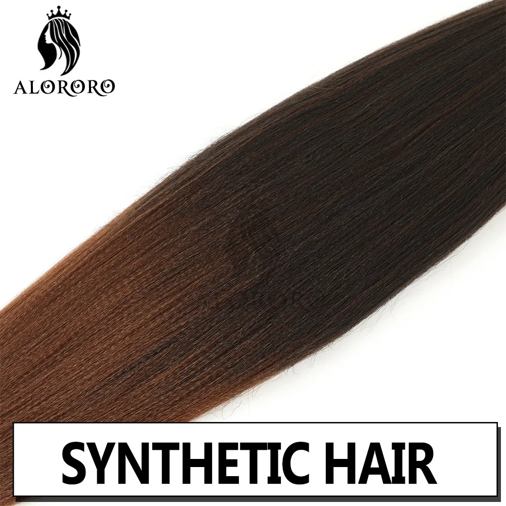 16/20/22/26/30/42 Zoll Flechthaare, vorgedehnt, lange Boho Knotless Braids, synthetische Box Braids, Yaki-Textur – Detail 17