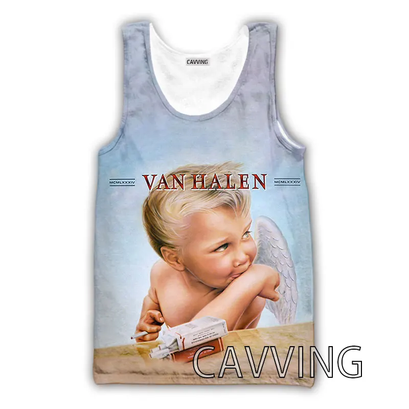 CAVVING 3D Printed  Van Halen Band  Tank Tops Harajuku Vest  Summer Undershirt Shirts Streetwear for Men/women