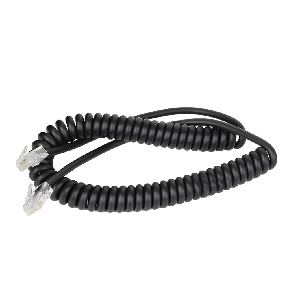 2pcs 8 Pin Mic Microphone Speaker Cable Cord For ICOM IC-208H IC-E208 IC-207H IC-2800H IC-2820H IC-E2820 Radio