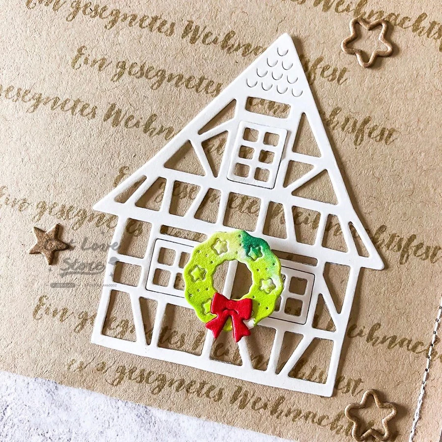House Building Decoration Metal Cutting Dies Scrapbooking Stencil Die Cuts Card Making DIY Craft Embossing New Dies For 2019