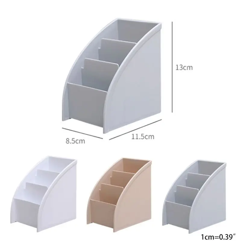 3 Raster Afstandsbediening Doos Cosmetica Desktop Storage Case Stand Houder Organizer