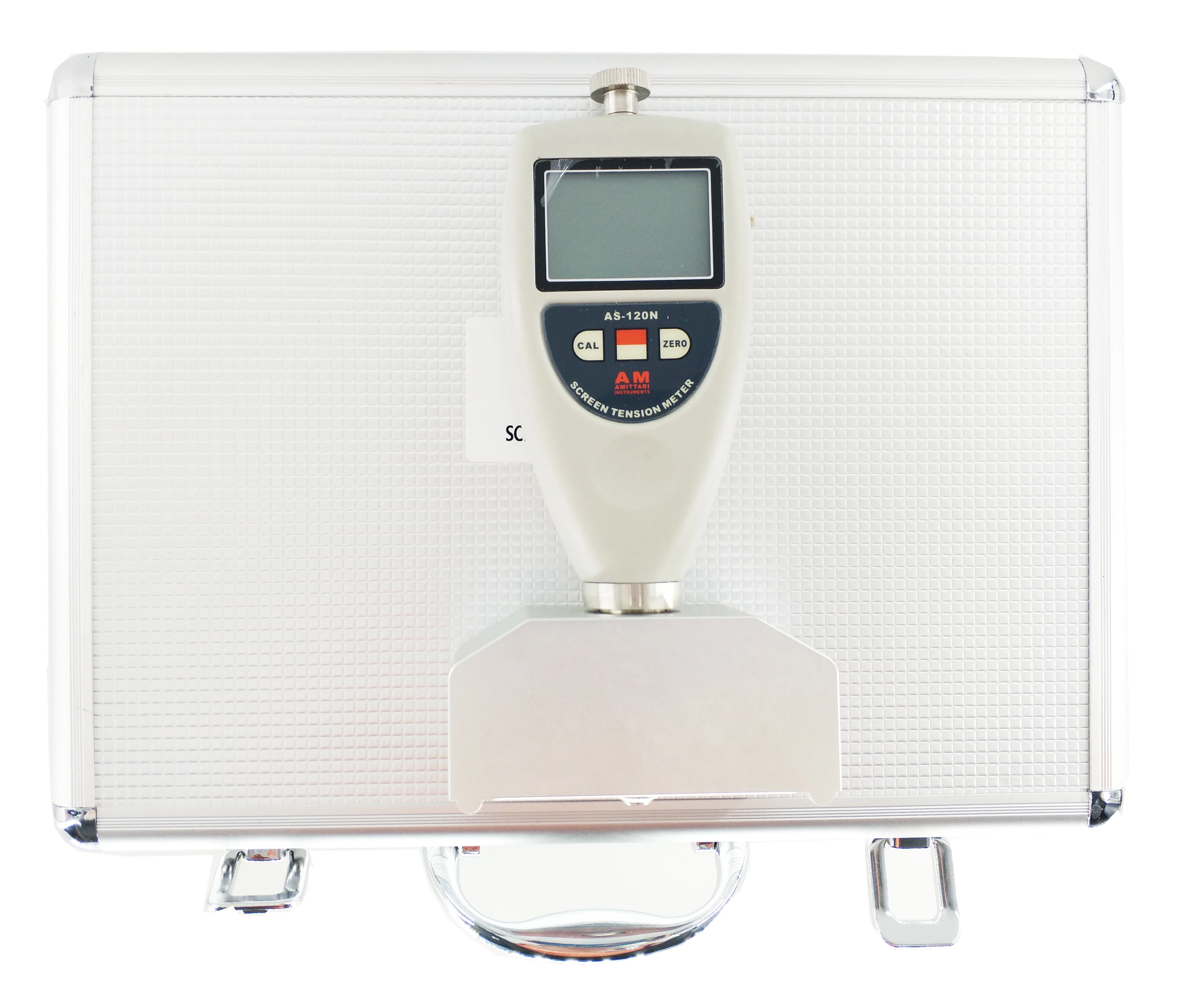 LCD Display Tension Meter Gauge AS-120N 7-40N/cm Digital Screen Tensiometer Price for wire steel mesh tester image 4