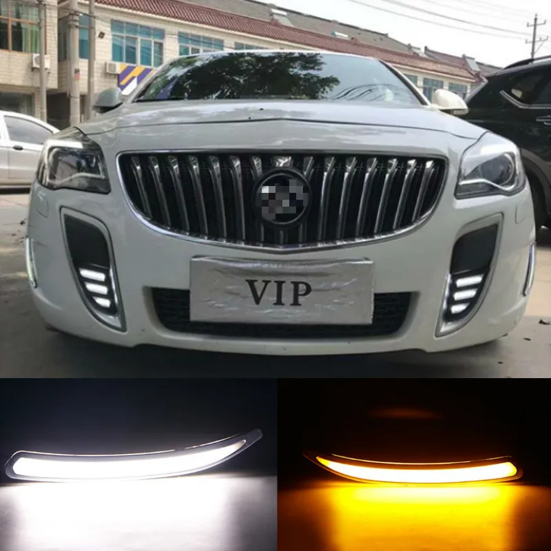 

LED DRL Daytime Running Light With Turn Signal For Buick Regal GS Opel Insignia 2010 2011 2012 2013 2014 2015