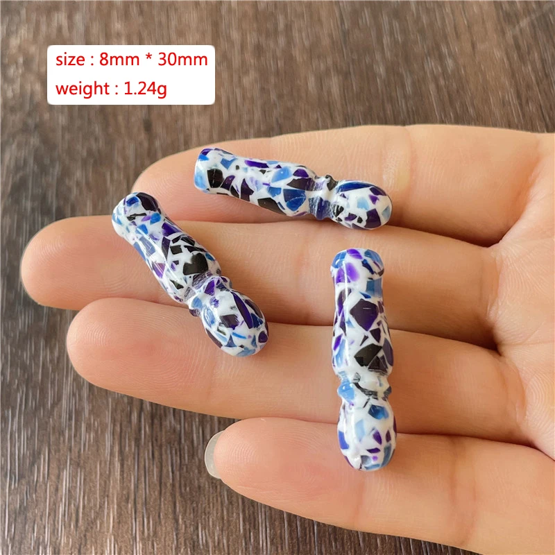 Resin color fragments religious belief rosary pendant for jewelry making DIY prayer beads bracelet necklace accessories