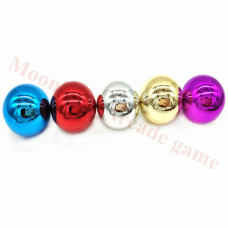 10pcs/Lot New model Sanwa Arcade joystick ball 35MM Chrome Balltop for Joystick Rocker Coin operator arcade machine cabinet