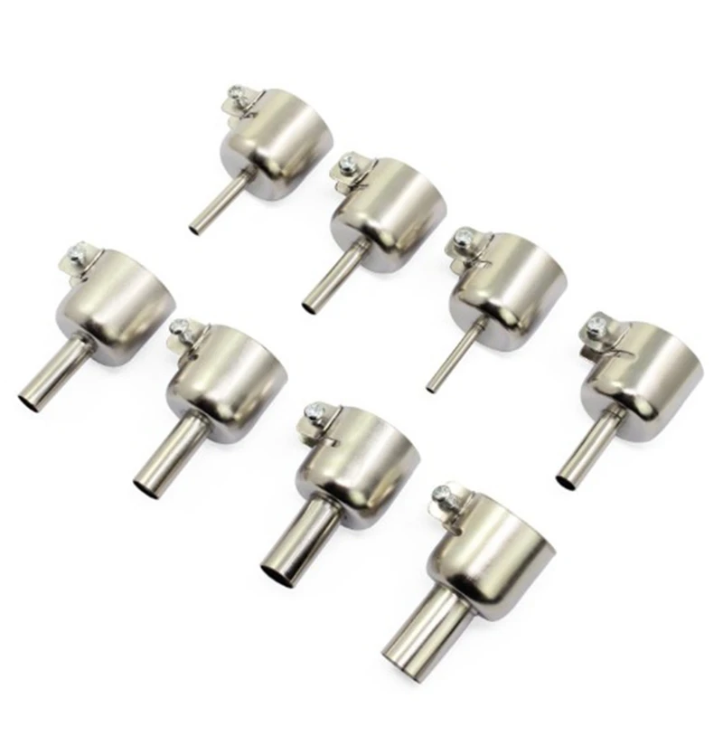 12PCS Universal Heat Nozzle 3-20mm Hot Air Heat Resisting Nozzles Tips Tool for 850 Series Hot Air Soldering Station