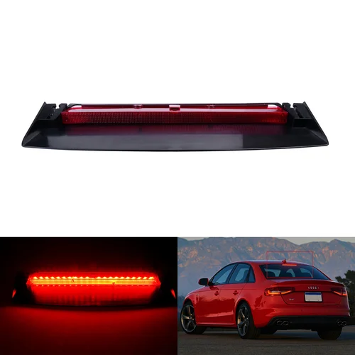 Imagen 1 del producto ANGRONG LED rojo de alto nivel tercera lámpara de luz de freno para Audi A4 S4 B8 2007-2015