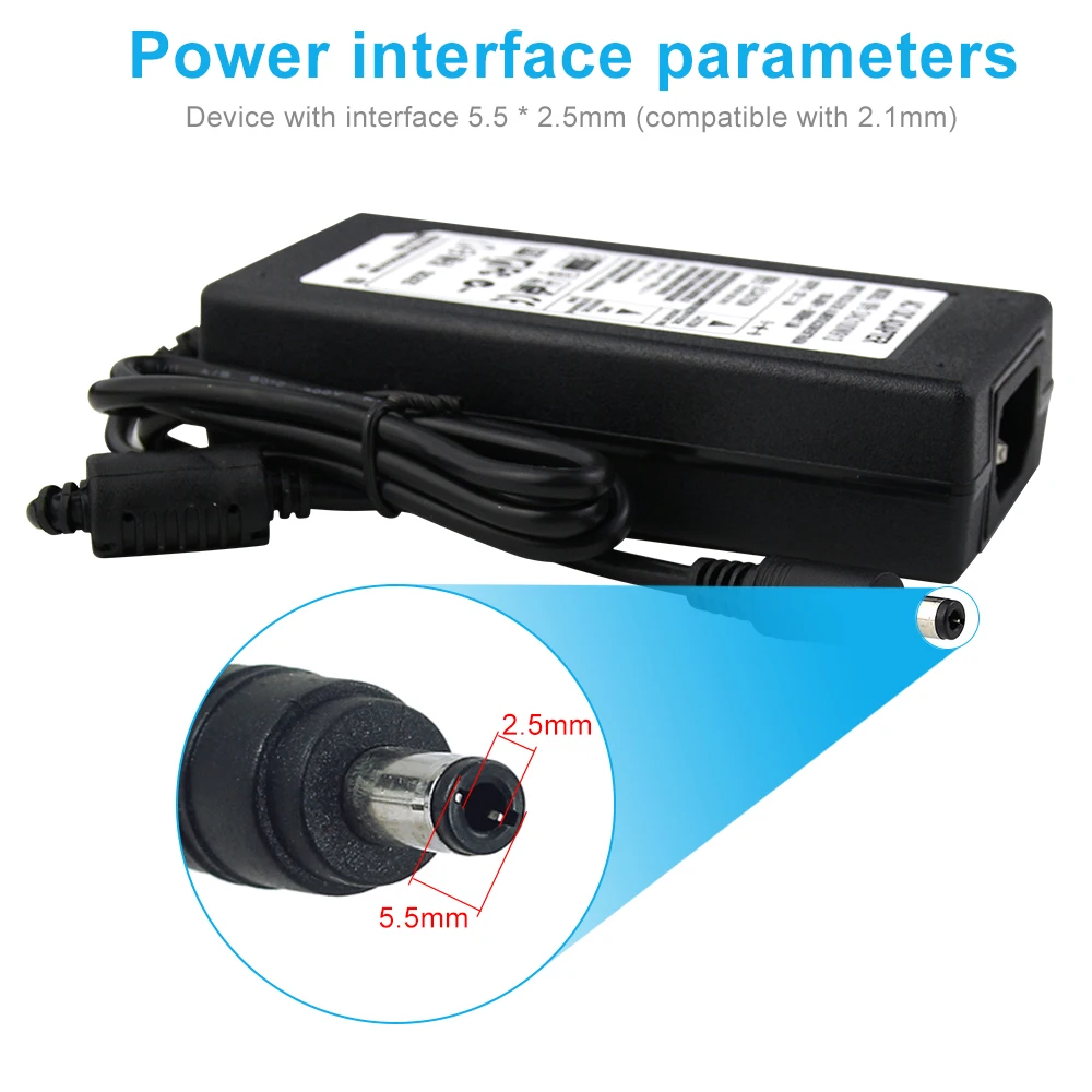 Alimentatore 12V 1A 2A 3A 5A 6A 8A 10A adattatore di alimentazione EU US UK AU per trasformatore di illuminazione a strisce Led uscita 5.5x2.5mm