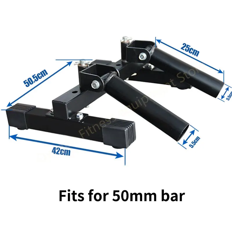 T-bar Row Platform For Two 50mm Bars Interface Post Landmine Insert Attachment Machines Upper Body Back Deadlift Squat Workouts