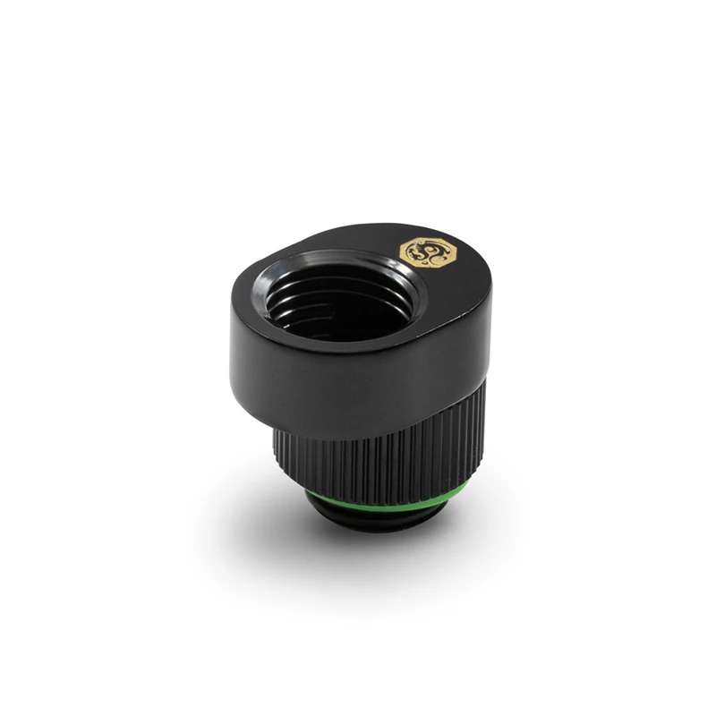 Bitspower Touchaqua 360 Rotary Offset Connector Suitable 5mm Adapter,Path Alignment Brass FittingS,Black,Silver,BPTA-PAM-GS