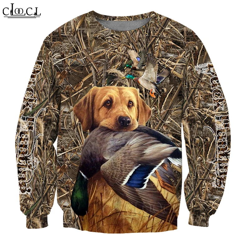 CLOOCL Newest Popular Animal Dog Hunting 3D Print Men Women Sweatshirt Fashion Hip Hop Long Sleeve Tracksuit Tops Drop Shipping