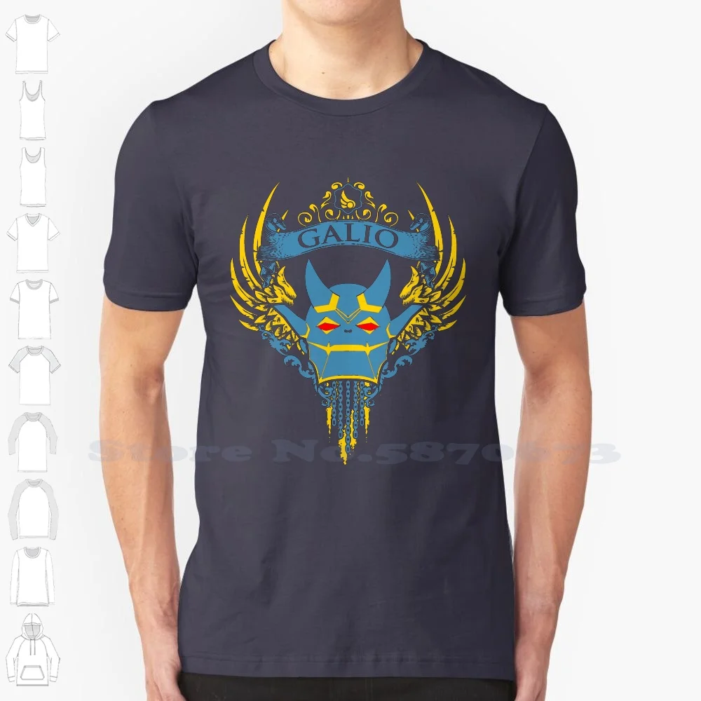 Galio-Limited Edition 100% Cotton T-Shirt E Sports Ad Carry Middle Lane Jungler Top Lane Marksman Fighter Tank