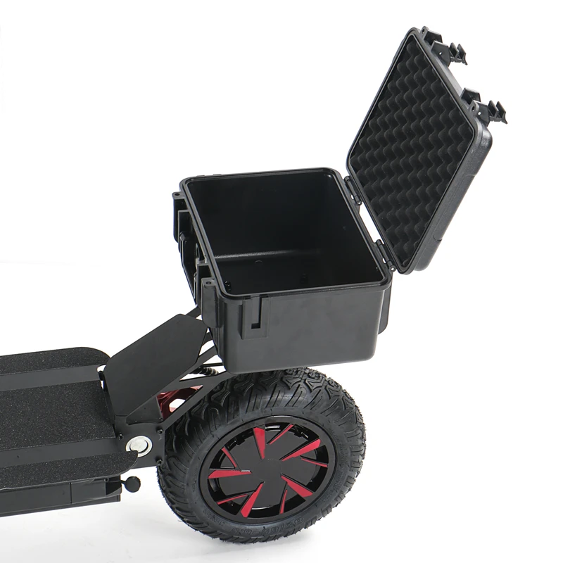 E4-9 Rear Tail Storage Box Trunk For Electric E Scooter Waterproof Big Space Metal Material Mini Accessories Spare Parts Best