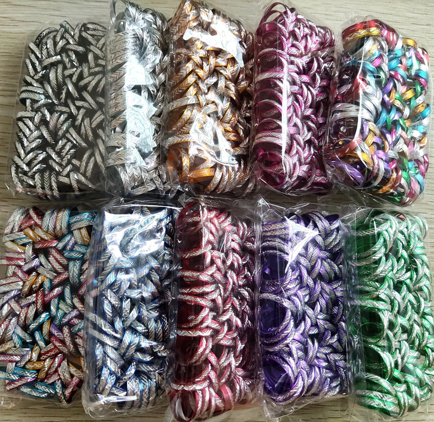 السائبة الكثير 1000 قطعة/الوحدة بالجملة 10 ألوان قمة مختلطة المرأة خاتم الألومنيوم السعر المنخفض مجوهرات ملونة