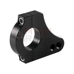 Black Universal Motorcycle Steering Damper Fork Frame Mounting Clamp Bracket Double Thread For Honda Suzuki Yamaha Kawasaki 28mm