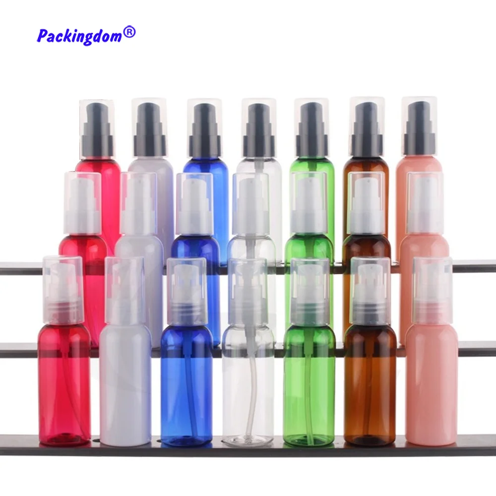 

30pcs Plastic Packing Bottle Empty Cosmetic Container Loose Powder Pump Bottles Small Colored Travel Storage Lotion Tube 50ml