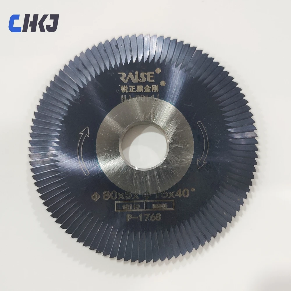 CHKJ 80*5*16mm*110T Saw Blade P01W Carbide Tungsten Key Blade Cutter for SILCA BRAVO, BIANCHI,DUO,POKER PLUS Key Cutting Machine