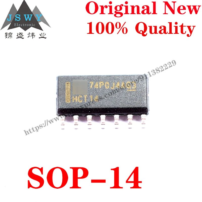 10~100 PCS SN74HCT14DR SOP-14 HCT14 Semiconductor Logic IC Converter IC Chip with for module arduino Free Shipping SN74HCT14