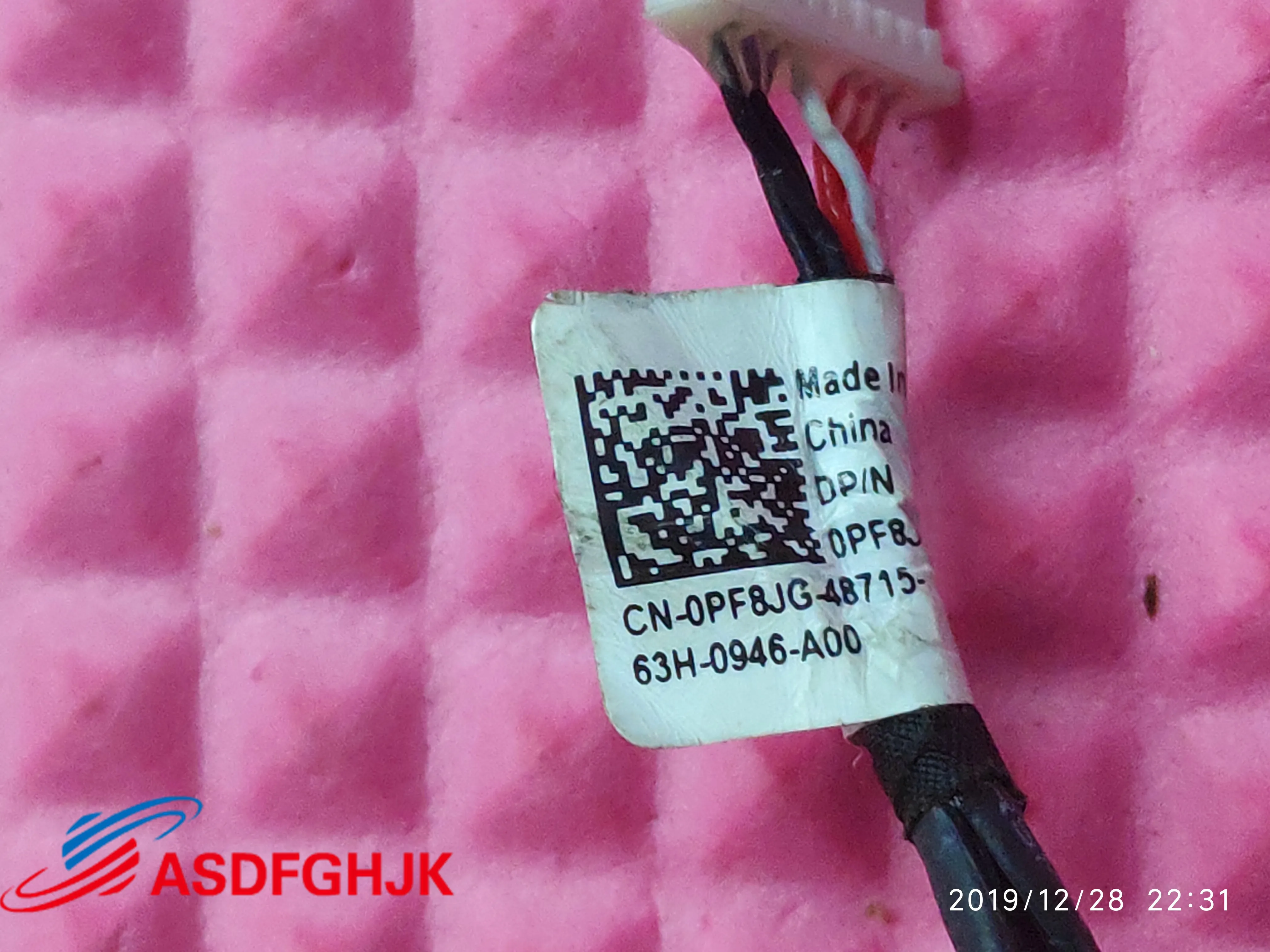  DC Input Jack For DELL Inspiron 15 5568 13 5368 13 5378 450.07r03.000 0pf8jg Pf8jg 100% Perfect Work